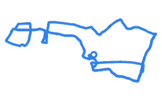 Route shape for Route 6 at Herne Bay DTC