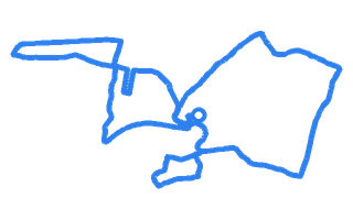Route shape for Route 8 at Herne Bay DTC