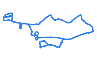 Route shape for Route 9 at Herne Bay DTC