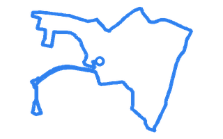 Route shape for Route 12 at Herne Bay DTC