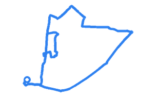 Route shape for Route 4 at Heysham DTC