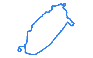 Route shape for Route 7 at Heysham DTC