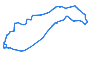 Route shape for Route 14 at Heysham DTC