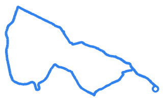 Route shape for Route 1 at High Wycombe DTC
