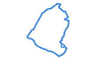 Route shape for Route 2 at High Wycombe DTC