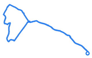 Route shape for Route 3 at High Wycombe DTC