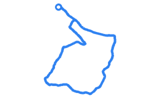 Route shape for Route 6 at High Wycombe DTC