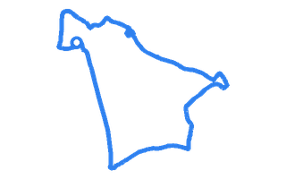 Route shape for Route 13 (NEW) at High Wycombe DTC