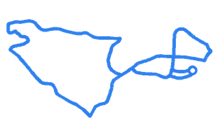 Route shape for Route 3 at High Wycombe DTC (Holiday Inn)