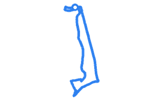 Route shape for Route 5 at High Wycombe DTC (Holiday Inn)