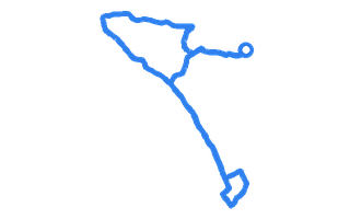 Route shape for Route 9 at High Wycombe DTC (Holiday Inn)