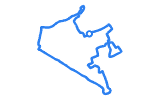 Route shape for Route 5 at Hinckley DTC