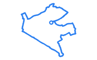 Route shape for Route 7 at Hinckley DTC