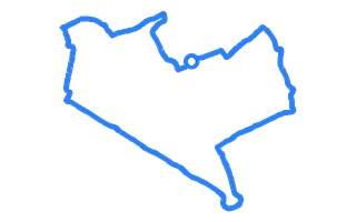 Route shape for Route 9 at Hinckley DTC