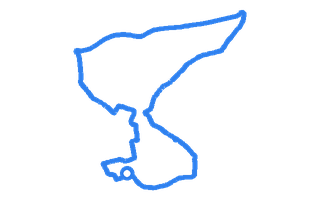 Route shape for Route 12 at Hinckley DTC