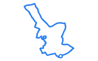Route shape for Route 15 at Hinckley DTC