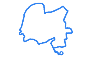 Route shape for Route 17 (NEW) at Hinckley DTC