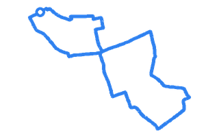 Route shape for Route 11 at Hither Green DTC