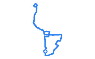 Route shape for Route 6 at Hornchurch DTC