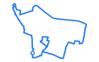 Route shape for Route 10 at Hornchurch DTC