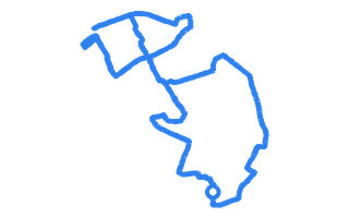 Route shape for Route 12 at Hornchurch DTC