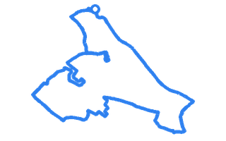 Route shape for Route 5 at Huddersfield (Cedar Hotel) DTC