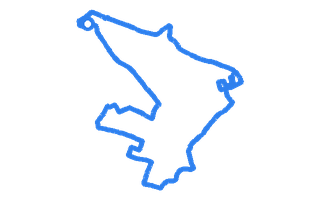 Route shape for Route 8 at Huddersfield (Cedar Hotel) DTC