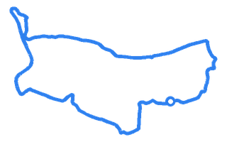 Route shape for Route 2 at Huddersfield DTC