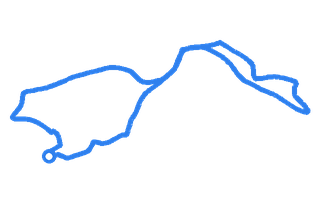Route shape for Route 12 at Huddersfield DTC