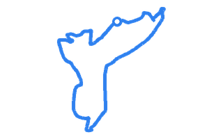 Route shape for Route 13 at Huddersfield DTC