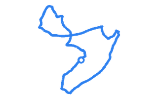 Route shape for Route 14 at Huddersfield DTC