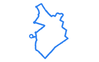 Route shape for Route 9 at Hull DTC