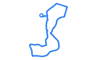 Route shape for Route 13 at Hull DTC