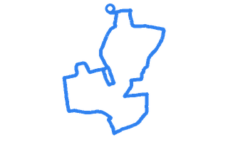 Route shape for Route 15 at Hull DTC