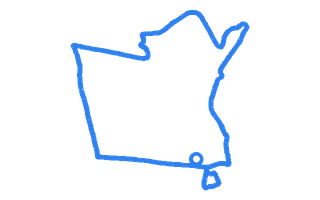 Route shape for Route 16 at Hull DTC