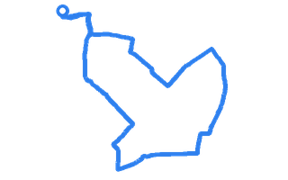 Route shape for Route 17 at Hull DTC
