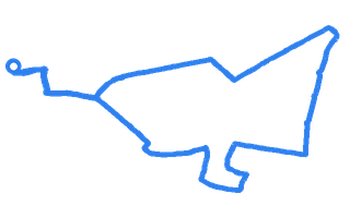 Route shape for Route 18 at Hull DTC