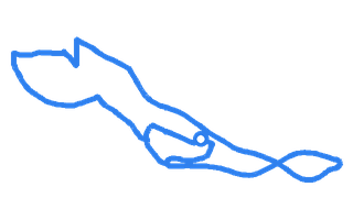 Route shape for Route 1 at Ipswich DTC