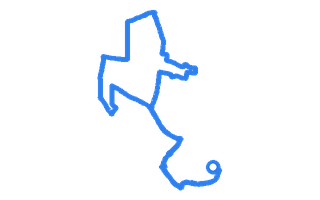 Route shape for Route 5 at Ipswich DTC