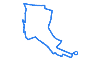 Route shape for Route 9 (NEW) at Ipswich DTC