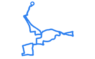 Route shape for Route 3 at Isle of Wight DTC (Newport)