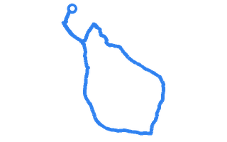 Route shape for Route 6 at Isle of Wight DTC (Newport)