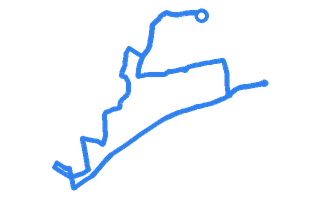 Route shape for Route 5 at Isleworth (Fleming Way) DTC