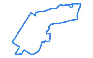 Route shape for Route 7 at Isleworth (Fleming Way) DTC