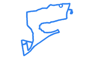 Route shape for Route 9 at Isleworth (Fleming Way) DTC