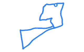 Route shape for Route 12 at Isleworth (Fleming Way) DTC