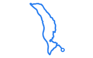 Route shape for Route 14 at Kendel (Oxenholme Road) DTC