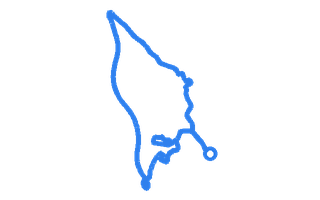 Route shape for Route 16 at Kendel (Oxenholme Road) DTC