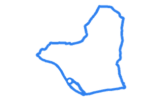 Route shape for Route 1 at Kettering DTC