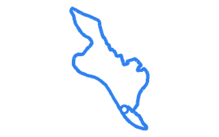 Route shape for Route 6 at Kettering DTC
